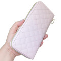 Japan Sanrio Quilted Long Wallet - Hello Kitty : Dreaming Angel - 2