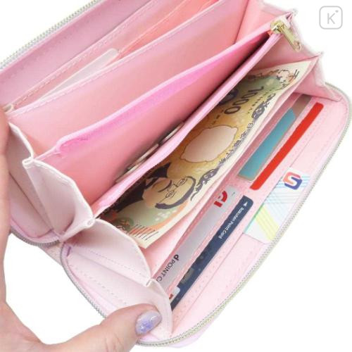 Japan Sanrio Quilted Long Wallet - Hello Kitty : Dreaming Angel - 6