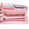Japan Sanrio Quilted Long Wallet - Hello Kitty : Dreaming Angel Face - 4