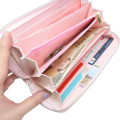 Japan Sanrio Quilted Long Wallet - Hello Kitty : Dreaming Angel Face - 5