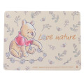Japan Disney Water Absorption Quick Dry Bath Floor Mat - Pooh : Flower Love Nature - 1