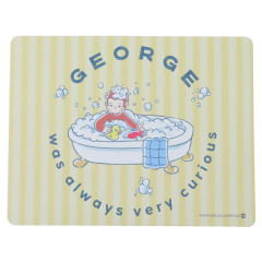 Japan Curious George Water Absorption Quick Dry Bath Floor Mat - Yellow