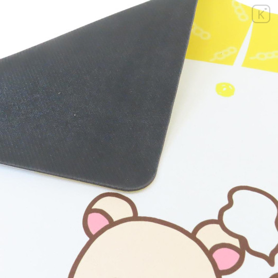 Japan San-X Water Absorption Quick Dry Bath Floor Mat - Kiiroitori & Korilakkuma & Rilakkuma : Onsen Hot Spring Happy Moment - 2