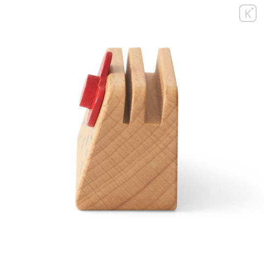 Japan Sanrio Wooden Memo Stand - Hello Kitty : Red - 2
