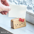 Japan Sanrio Wooden Memo Stand - Hello Kitty : Red - 5