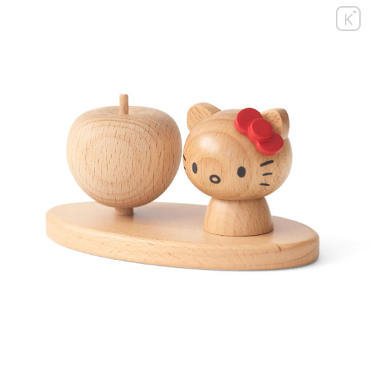 Japan Sanrio Wooden Aroma Stand - Hello Kitty : Red - 2