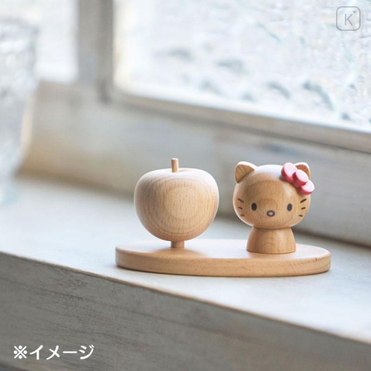 Japan Sanrio Wooden Aroma Stand - Hello Kitty : Red - 5