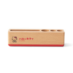 Japan Sanrio Wooden Desk Stand - Hello Kitty : Red