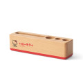 Japan Sanrio Wooden Desk Stand - Hello Kitty : Red - 2
