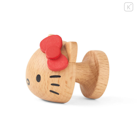 Japan Sanrio Wooden Magnetic Hanger - Hello Kitty : Red - 2