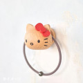 Japan Sanrio Wooden Magnetic Hanger - Hello Kitty : Red - 5