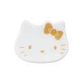 Japan Sanrio Chopsticks & Chopstick Rest Set - Hello Kitty : Gold - 3