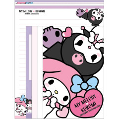Japan Sanrio Letter Writing Set - My Melody 50th & Kuromi 20th Anniversary Love