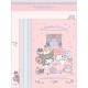 Japan Sanrio Letter Writing Set - My Melody 50th & Kuromi 20th Anniversary Party Pink