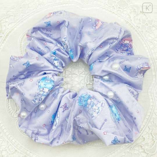 Japan Sanrio Hair Scrunchie - Little Twin Stars : Dolly Mix - 1