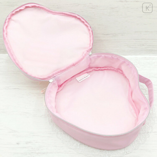 Japan Sanrio Vanity Pouch - My Melody : Dolly Mix Heart-shaped - 3