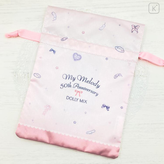 Japan Sanrio Drawstring Pouch - My Melody : Dolly Mix - 4
