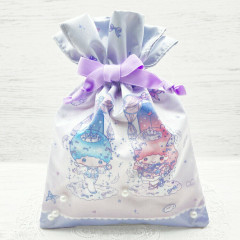 Japan Sanrio Drawstring Pouch - Little Twin Stars : Dolly Mix Pearl