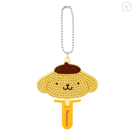 Japan Sanrio Original Mini Mirror Charm - Pompompurin : Sparkly Deco Miniatures - 1