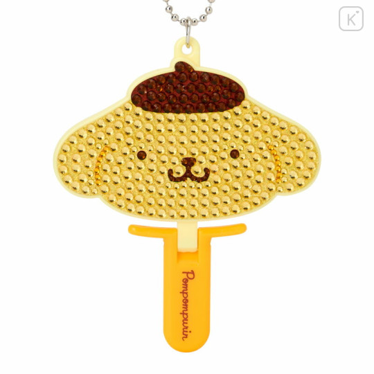 Japan Sanrio Original Mini Mirror Charm - Pompompurin : Sparkly Deco Miniatures - 3