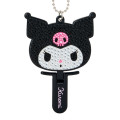 Japan Sanrio Original Mini Mirror Charm - Kuromi : Sparkly Deco Miniatures - 3