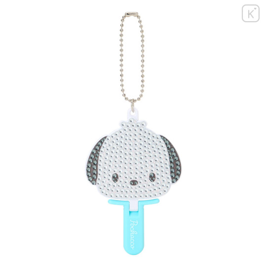 Japan Sanrio Original Mini Mirror Charm - Pochacco : Sparkly Deco Miniatures - 1