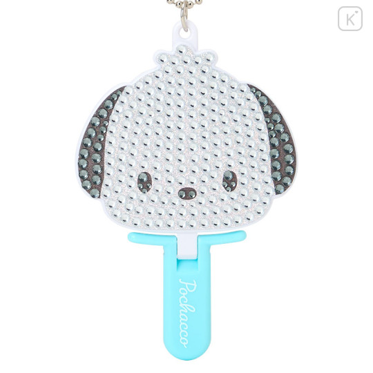 Japan Sanrio Original Mini Mirror Charm - Pochacco : Sparkly Deco Miniatures - 3