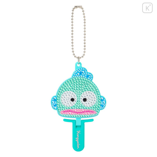 Japan Sanrio Original Mini Mirror Charm - Hangyodon : Sparkly Deco Miniatures - 1