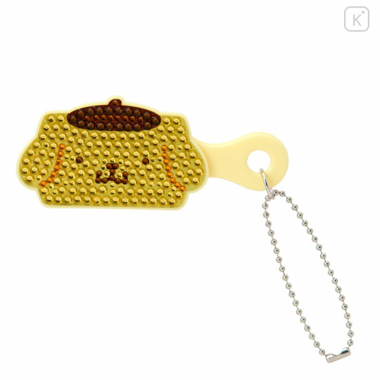 Japan Sanrio Original Mini Brush Charm - Pompompurin : Sparkly Deco Miniatures - 1
