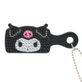 Japan Sanrio Original Mini Brush Charm - Kuromi : Sparkly Deco Miniatures - 3