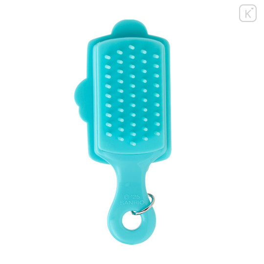 Japan Sanrio Original Mini Brush Charm - Hangyodon : Sparkly Deco Miniatures - 2