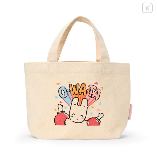 Japan Sanrio Mini Tote Bag - Marron Cream : Can't Do It - 1