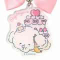 Japan Sanrio Ribbon Acrylic Keychain - Cogimyun : 10th Anniversary - 2
