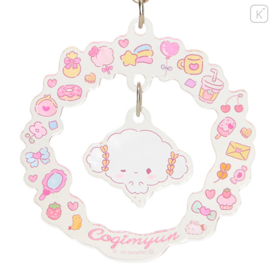 Japan Sanrio Swaying Keychain - Cogimyun : 10th Anniversary Wink - 2