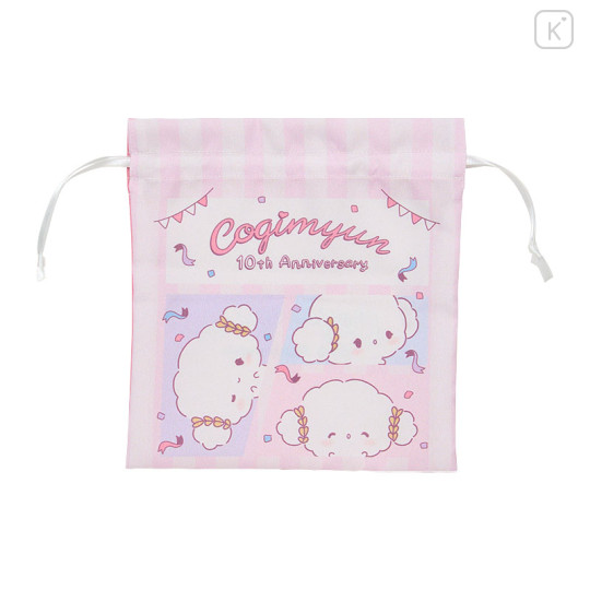 Japan Sanrio Drawstring Bag - Cogimyun : 10th Anniversary Adorable - 1