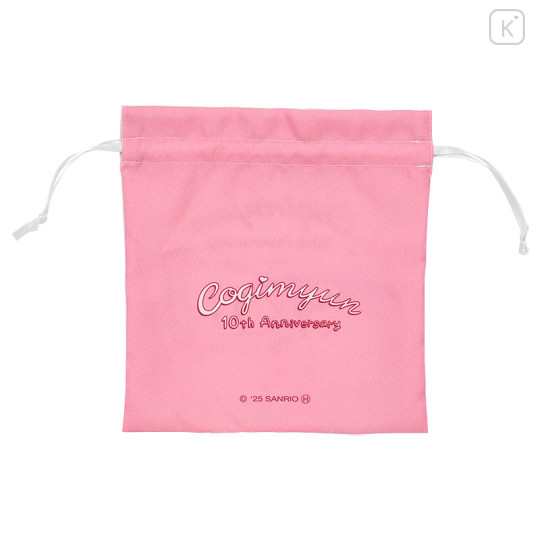 Japan Sanrio Drawstring Bag - Cogimyun : 10th Anniversary Adorable - 2