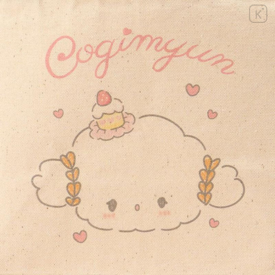 Japan Sanrio Lunch Tote Bag - Cogimyun : 10th Anniversary Beige - 4
