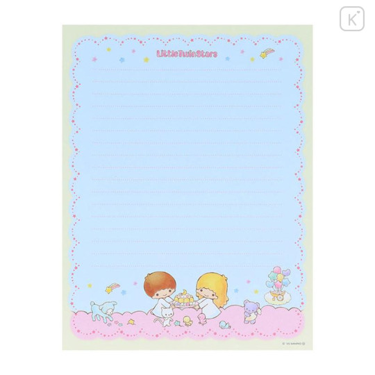 Japan Sanrio Letter Envelope Set - Little Twin Stars : 50th Anniversary Afternoon Tea - 4
