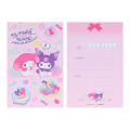 Japan Sanrio Letter Writing Set - My Melody 50th & Kuromi 20th Anniversary Party - 2