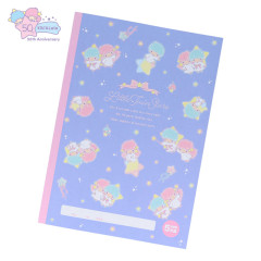 Japan Sanrio B5 Grid Notebook - Little Twin Stars : 50th Anniversary Starry Sky