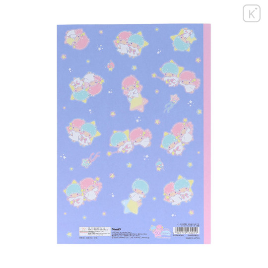 Japan Sanrio B5 Grid Notebook - Little Twin Stars : 50th Anniversary Starry Sky - 2