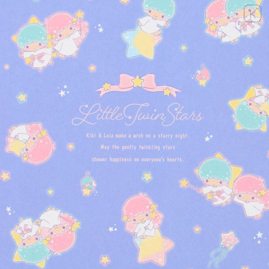 Japan Sanrio B5 Grid Notebook - Little Twin Stars : 50th Anniversary Starry Sky - 4
