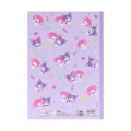 Japan Sanrio B5 Grid Notebook - My Melody 50th & Kuromi 20th Anniversary - 2