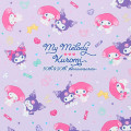 Japan Sanrio B5 Grid Notebook - My Melody 50th & Kuromi 20th Anniversary - 4