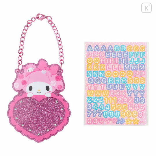 Japan Sanrio Original Custom Name Board Charm - My Melody : Academy Sparkle Festival - 2