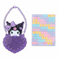 Japan Sanrio Original Custom Name Board Charm - Kuromi : Academy Sparkle Festival - 2