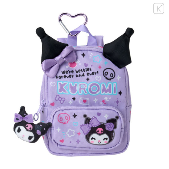 Japan Sanrio Original Backpack-style Pouch - Kuromi : Academy Sparkle Festival - 1