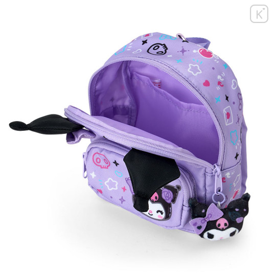 Japan Sanrio Original Backpack-style Pouch - Kuromi : Academy Sparkle Festival - 3