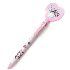 Japan Sanrio Ballpoint Pen - My Melody : Heart Shaped Photo Frame Enjoy Idol