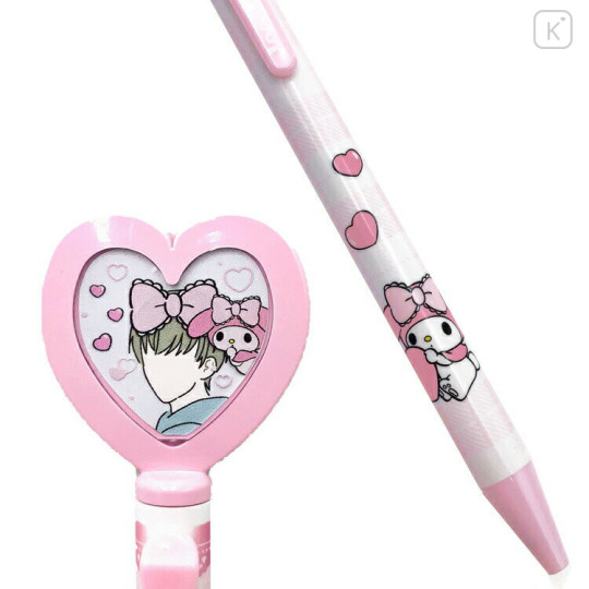 Japan Sanrio Ballpoint Pen - My Melody : Heart Shaped Photo Frame Enjoy Idol - 2